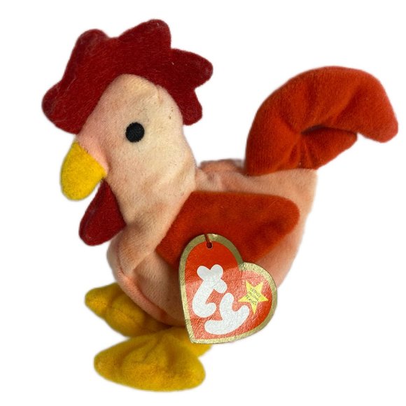 TY Teenie Beanie Baby Strut the Rooster Vintage - Picture 1 of 5